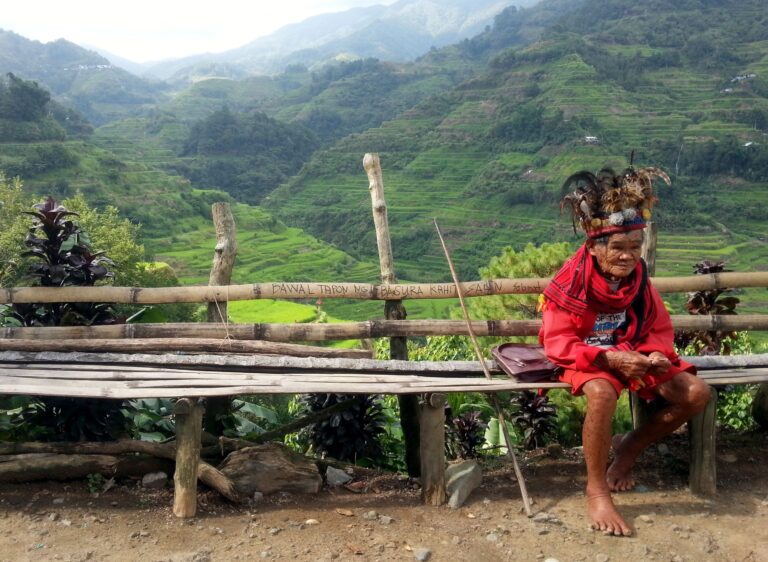 shaman, old man, rice paddies