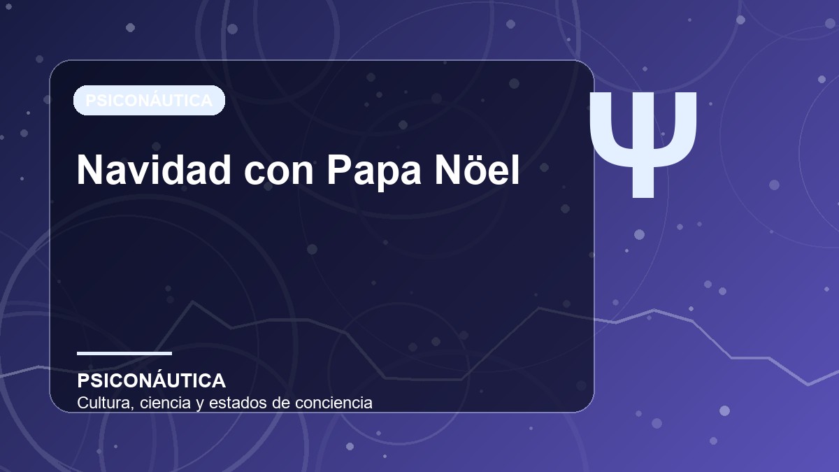Imagen editorial de Navidad con Papa Nöel