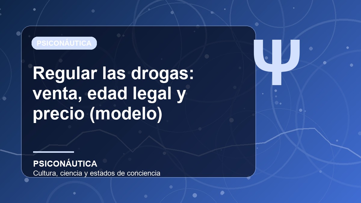 Imagen editorial de Regular las drogas: venta, edad legal y precio (modelo)