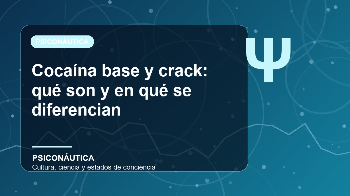 Imagen editorial de Cocaína base y crack: qué son y en qué se diferencian