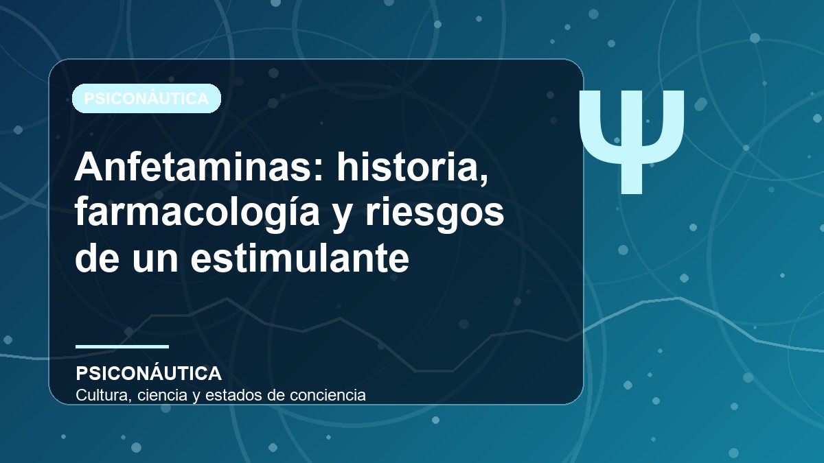 Imagen editorial de Anfetaminas: historia, farmacología y riesgos de un estimulante