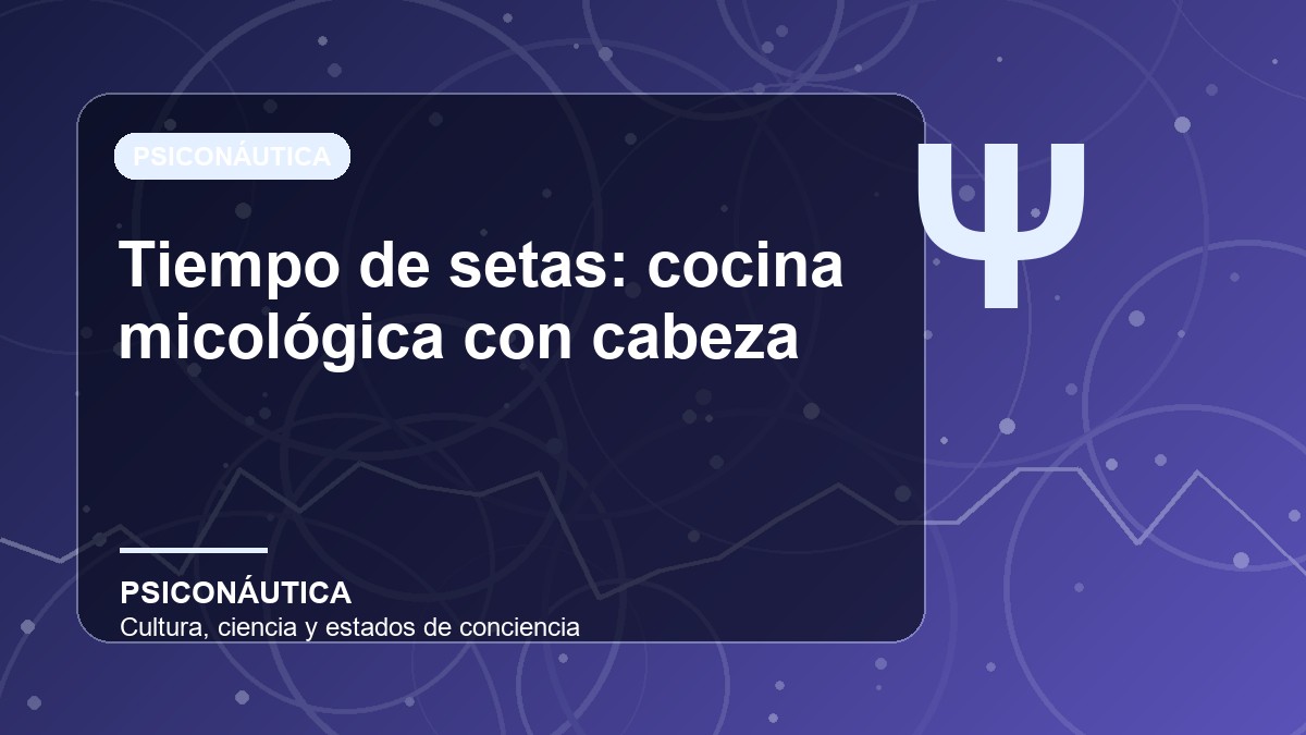 Imagen editorial de Tiempo de setas: cocina micológica con cabeza