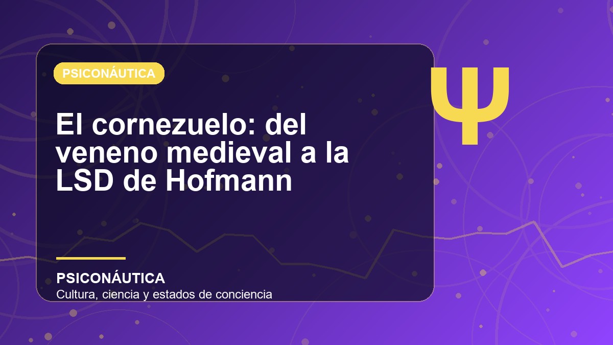 Imagen editorial de El cornezuelo: del veneno medieval a la LSD de Hofmann