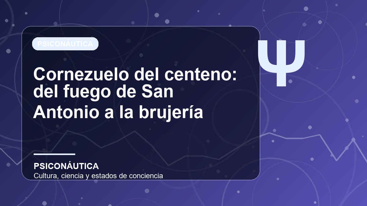Imagen editorial de Cornezuelo del centeno: del fuego de San Antonio a la brujería