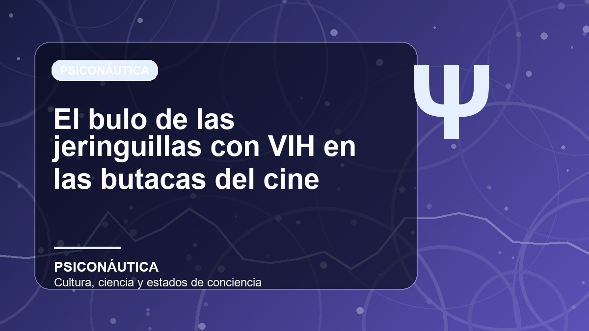 Imagen editorial de El bulo de las jeringuillas con VIH en las butacas del cine