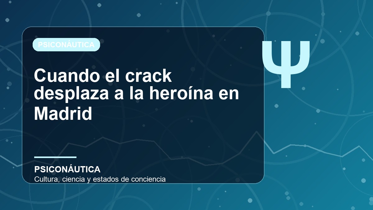 Imagen editorial de Cuando el crack desplaza a la heroína en Madrid
