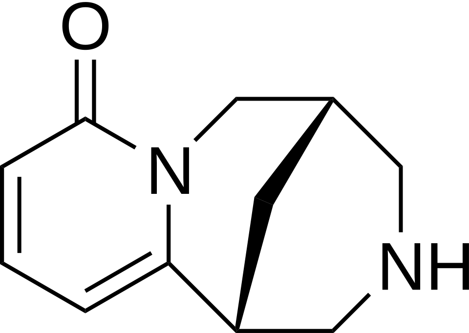 Estructura molecular de la citisina